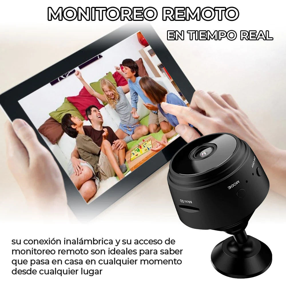 2x1: Mini Cámara WiFi – Vigilancia en Vivo – Protege tu hogar 24/7