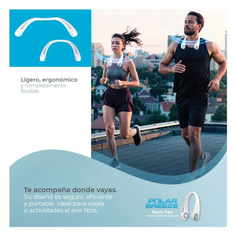 Polar Breeze Neck – Enfriador Portátil – Regalo 2×1 que Entrega Frescura y Bienestar al Instante