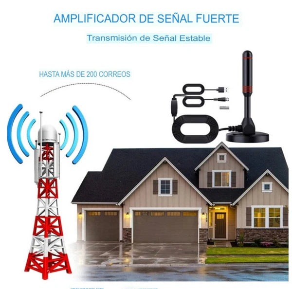 Antena Digital HD – Capta Canales Nacionales Gratis – Disfruta TV en Alta Definición