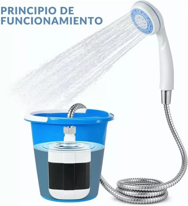 Ducha Portátil Recargable – Agua en Cualquier Lugar – Higiene y Comodidad al Instante