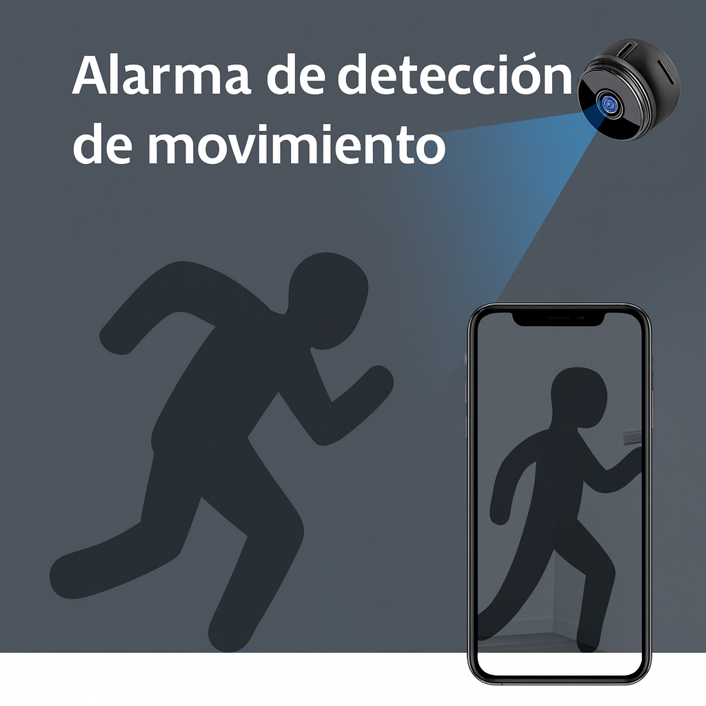 2x1: Mini Cámara WiFi – Vigilancia en Vivo – Protege tu hogar 24/7