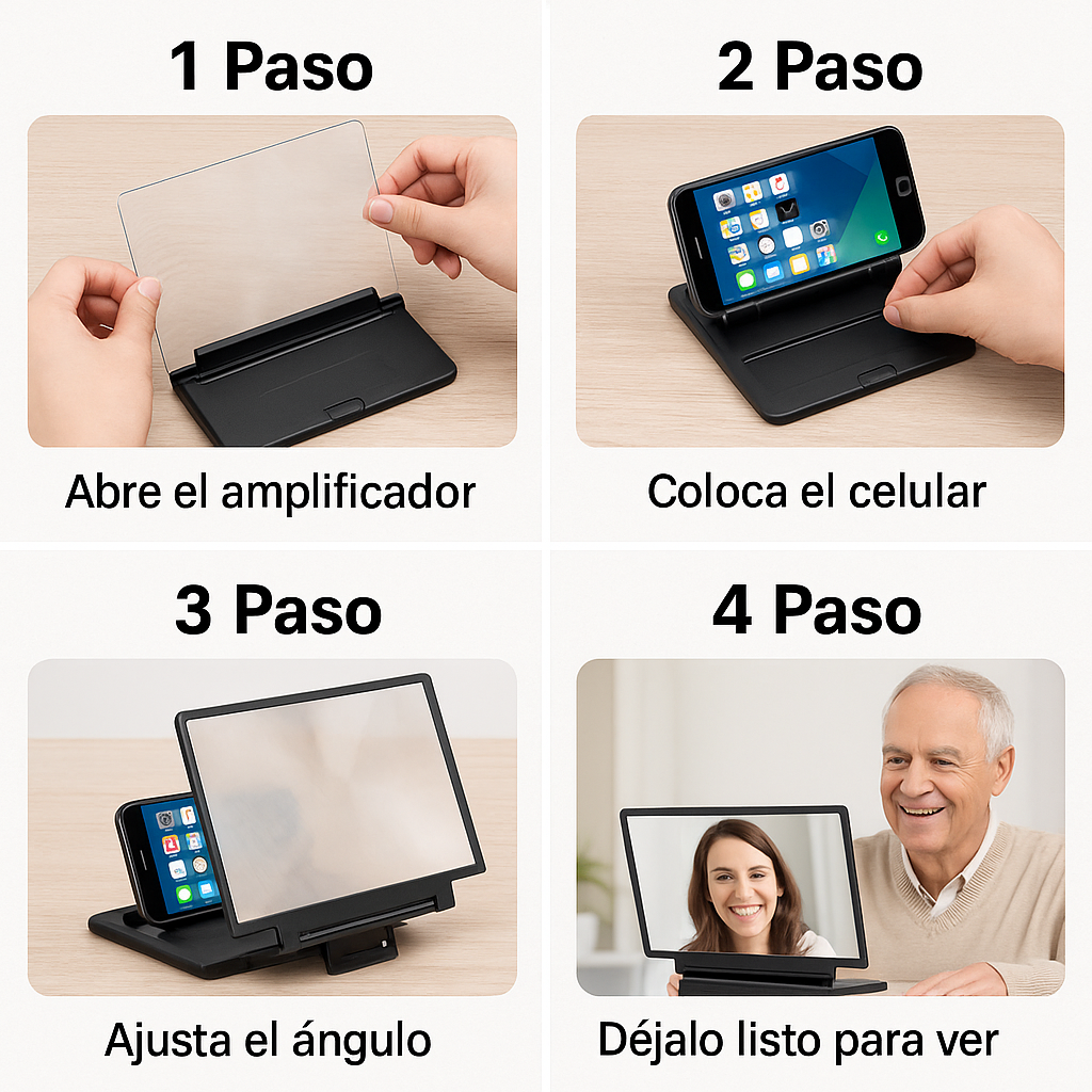 PROMO 2X1: Amplificador de Pantalla – Visión Ampliada – Disfruta Imagen Clara en 3 Segundos
