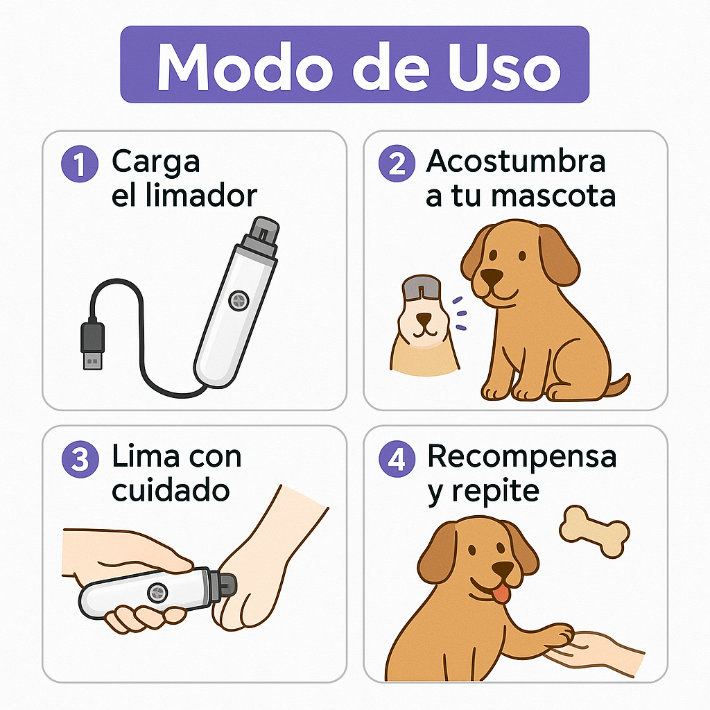 Lima Eléctrica para Mascotas – Cuida sin Dolor – Ahorra Visitas al Veterinario desde Hoy