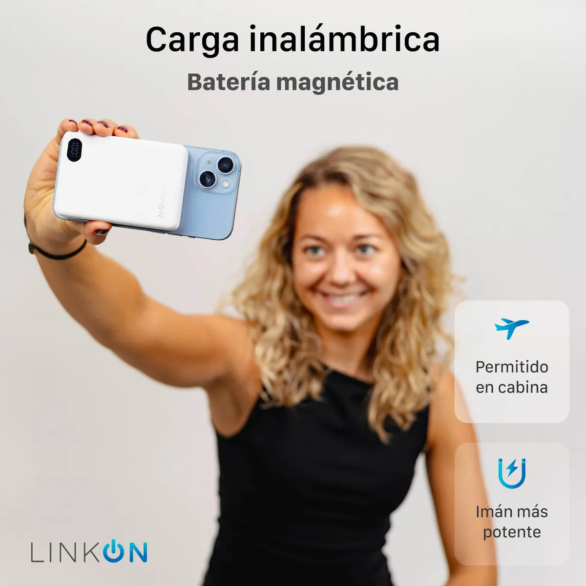 Batería Portátil Magnética Inalámbrica Iphone – Carga Segura sin Cables – Energía Confiable Todo el Día