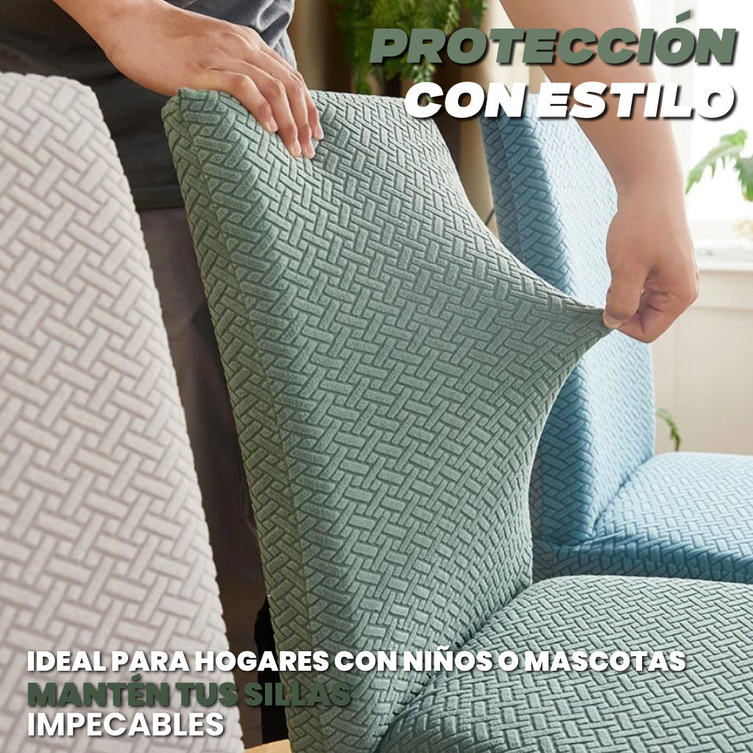 Fundas para Silla – Ajuste Perfecto – Renueva tu comedor en minutos sin gastar de más