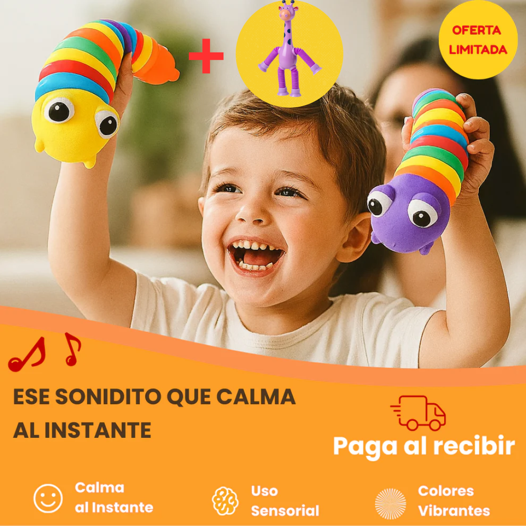 PROMO DÍA DEL NIÑO: Jirafa + Oruga Sensorial