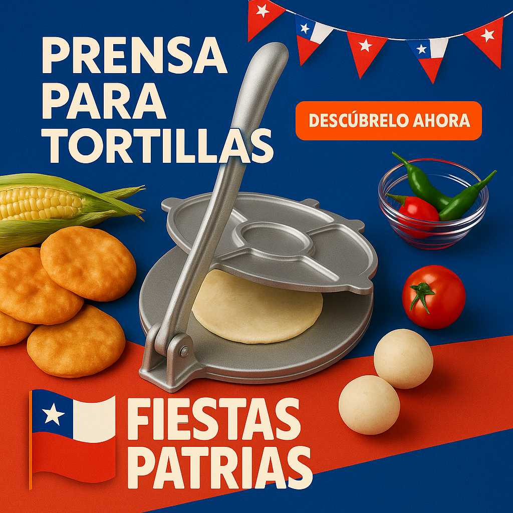 Prensa Dieciochera – Masas perfectas para el 18 en menos de 5 min