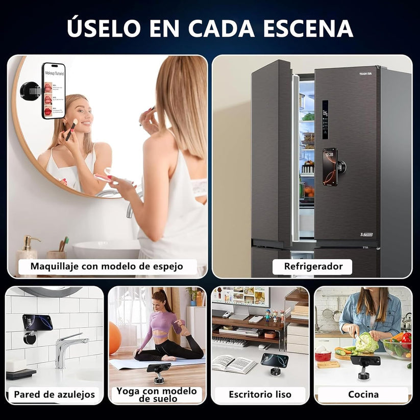 Soporte Magnético de Vacío - Asegura tu Teléfono
