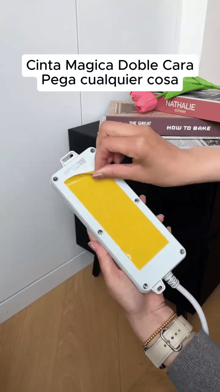 GripMax Pro 2x1 — Pega Todo Sin Clavos Ni Tornillos: 50 Metros Incluidos