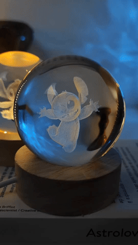 Ilumina el corazón ❤️ de tus hijos - Lampara Stitch 💡