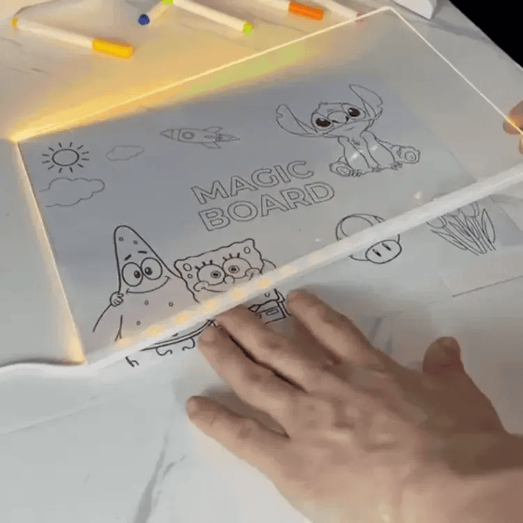 Pizarra de Escritura LED – Crea, Decora y Sorprende – Regalo Navideño 2×1 sin Pantallas