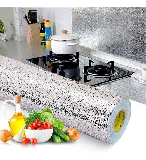 Papel Adhesivo de Aluminio 2x1 – Cocina Siempre Impecable