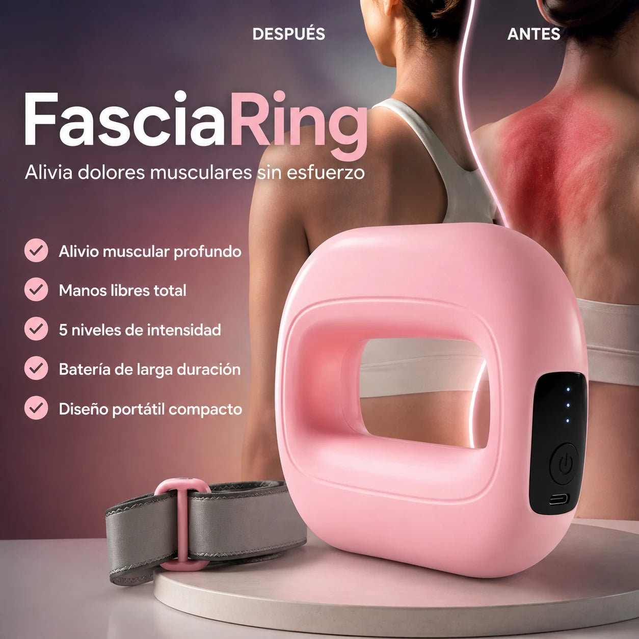 FasciaRing - Alivia dolores musculares sin esfuerzo