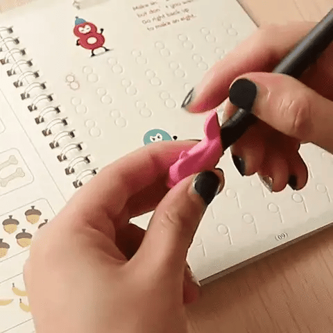 Cuadernos Montessori – Escritura Mágica Reutilizable – Mejora su letra en 7 días de forma divertida