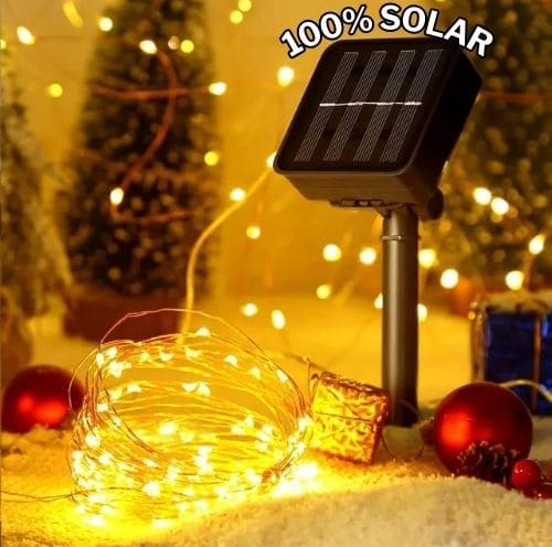 Luz Solar de Hadas – Ilumina tu Navidad sin enchufes – Magia y ahorro en segundos