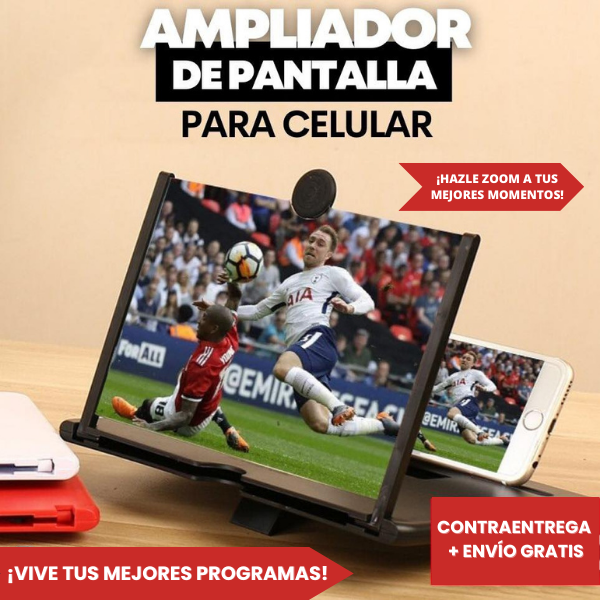 Amplificador de Pantalla – Visión Ampliada – Disfruta Imagen Clara en 3 Segundos con Promo 2×1 Navidad