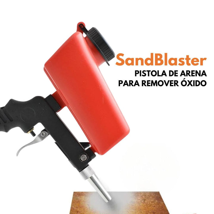 Pistola Arenadora Portátil – Elimina Óxido y Pintura – Restaura Metales en Minutos
