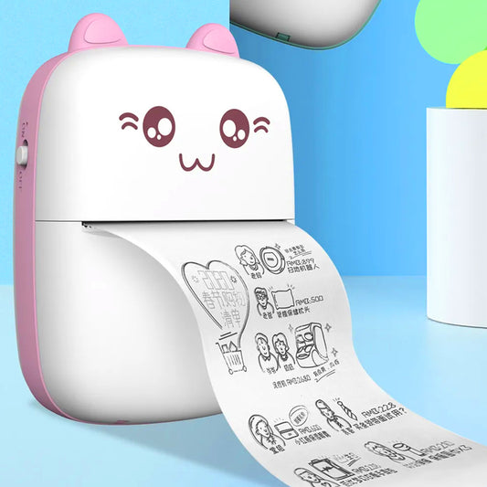 Mini Impresora Térmica Portátil – Etiqueta desde tu Celular – Organiza el Año Escolar en 15 Minutos