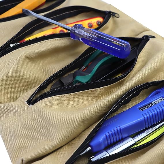 Bolsa Enrollable de Herramientas – Orden Seguro – Todo en su Lugar al Instante