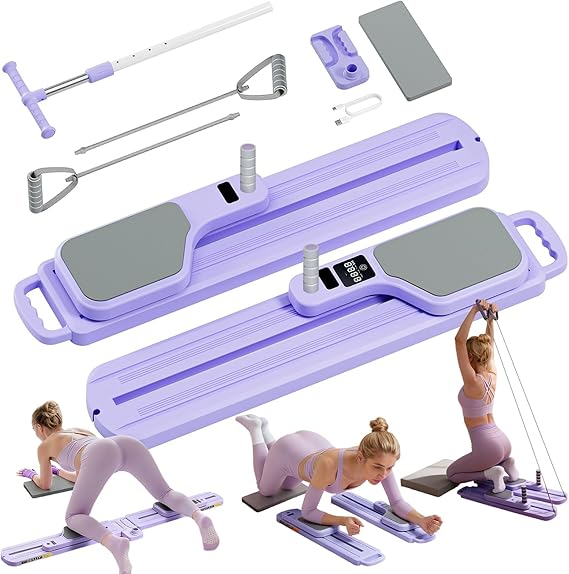 Tabla Reformer de Pilates – Entrenamiento Multifuncional – Mejora Fuerza y Movilidad en Casa