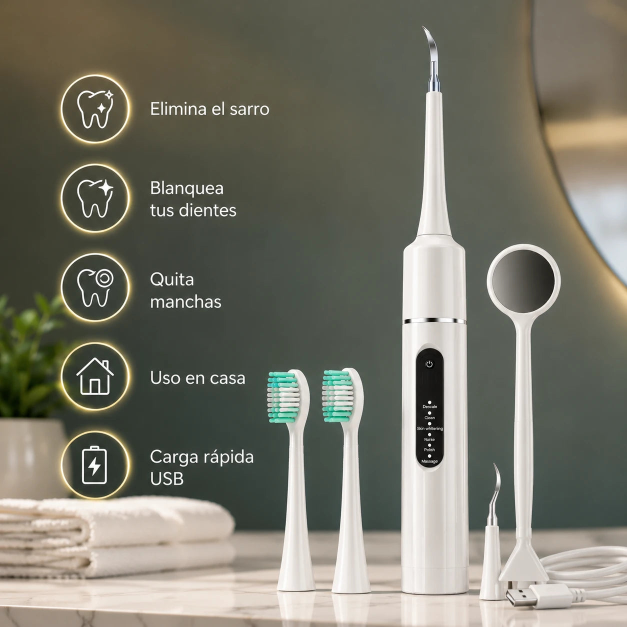 DentaClean Pro - Elimina Sarro y Manchas Sin Ir al Dentista