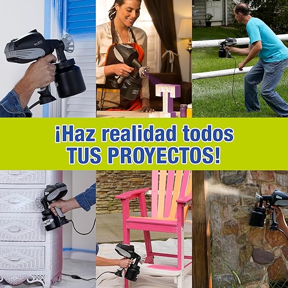 Pistola de Pintar Eléctrica – Cubre Muros en Minutos – Renueva tu Casa y Ahorra Miles este Cyber Day