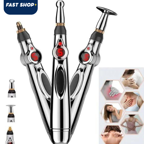 Lápiz Masajeador Eléctrico – Relaja músculos tensos – Alivio inmediato en solo 5 minutos