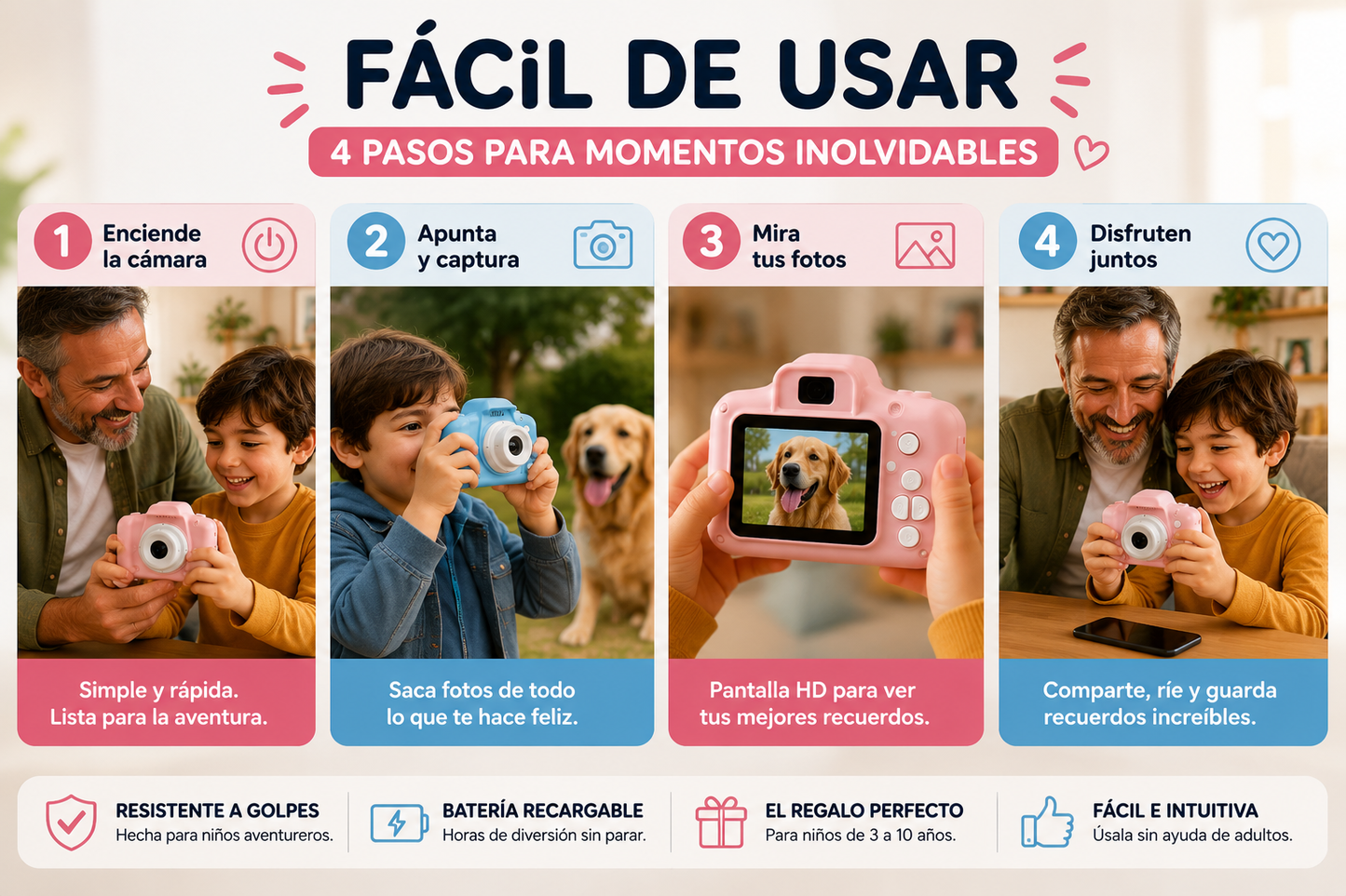SnapKids — La cámara que convierte a tu hijo en fotógrafo