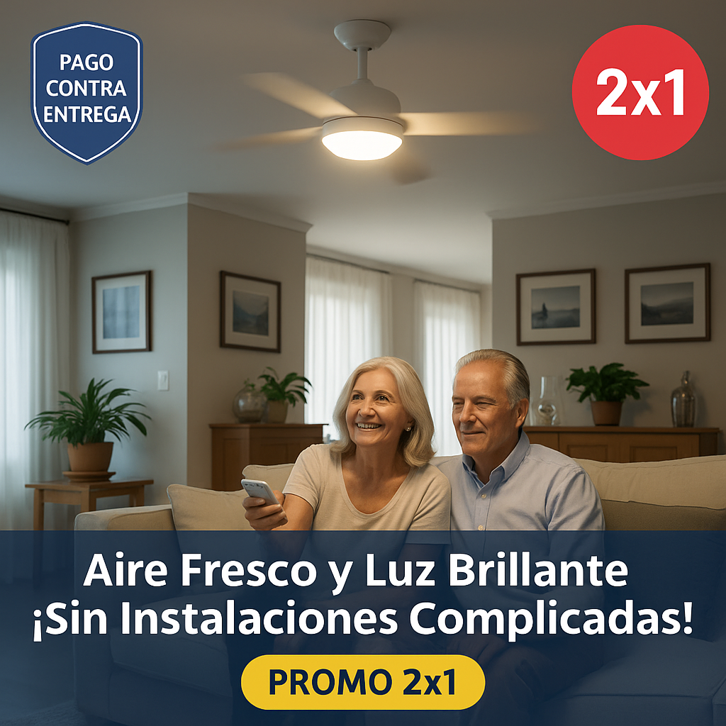 2x1 Ventilador Socket Fanlight – Enrosca, Enciende y Ahorra – Aprovecha la promo 2x1