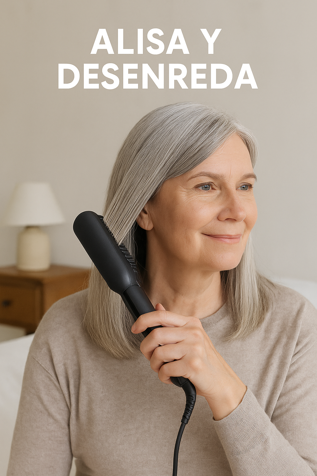 👉 Plancha de Pelo Profesional – Alisa y Moldea – Cabello liso y brillante en 3 minutos desde casa