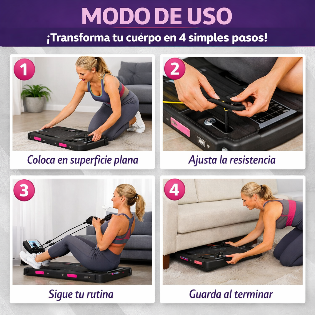 Tabla Fitness Multifuncional – Ejercicio Diario – Más fuerza y firmeza desde casa