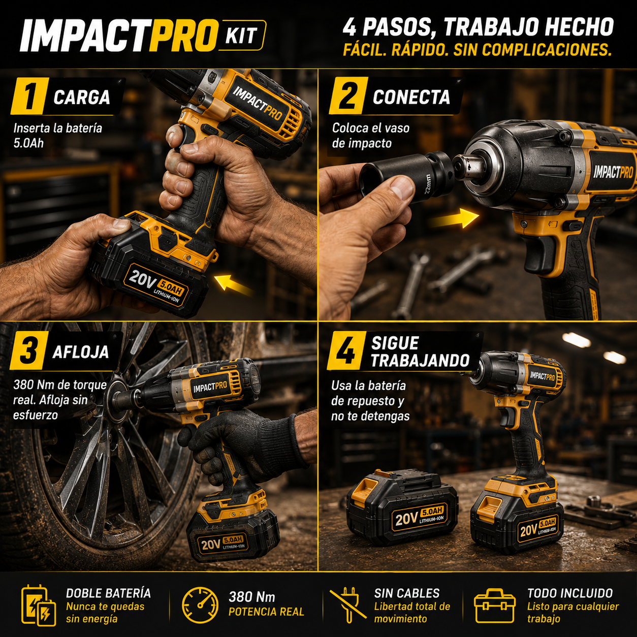 ImpactPro Kit — La herramienta completa lista para usar desde el día uno
