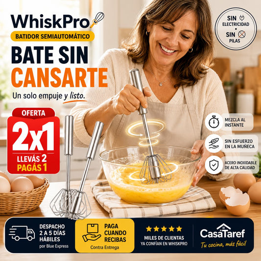 WhiskPro — Bate huevos al instante sin cansarte