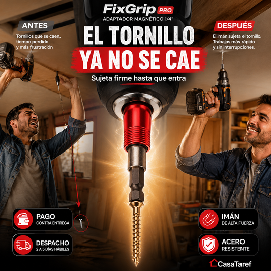 FixGrip Pro - El imán que sujeta el tornillo y no lo suelta hasta que entra