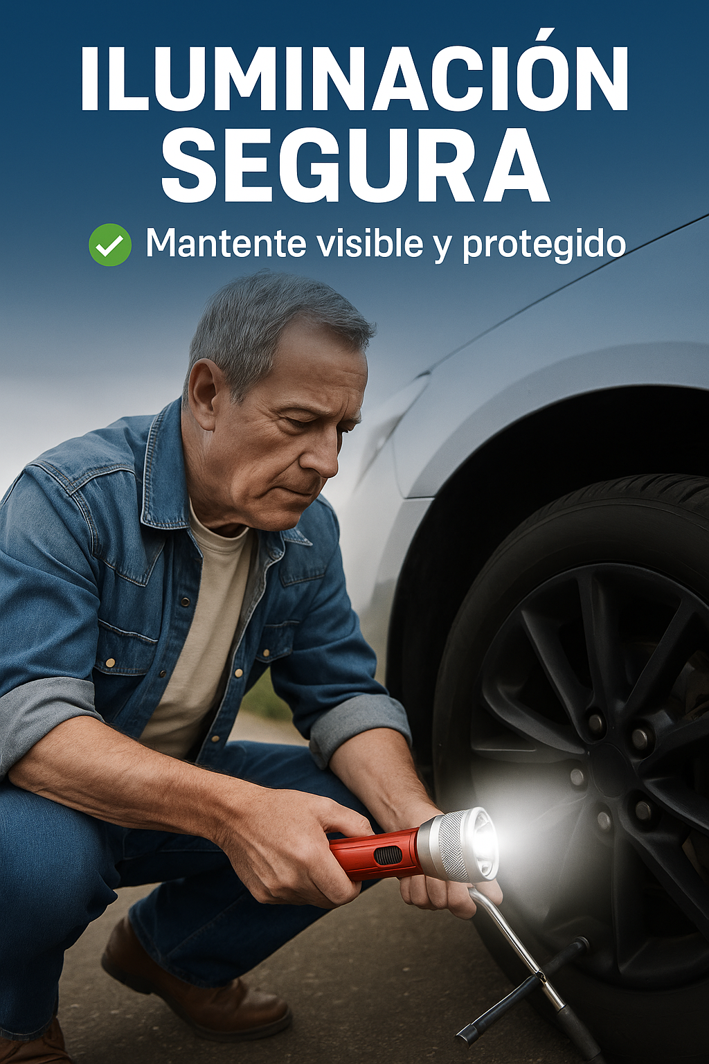 Linterna Multifuncional  – Mantén a tu familia segura en carretera y hogar al instante