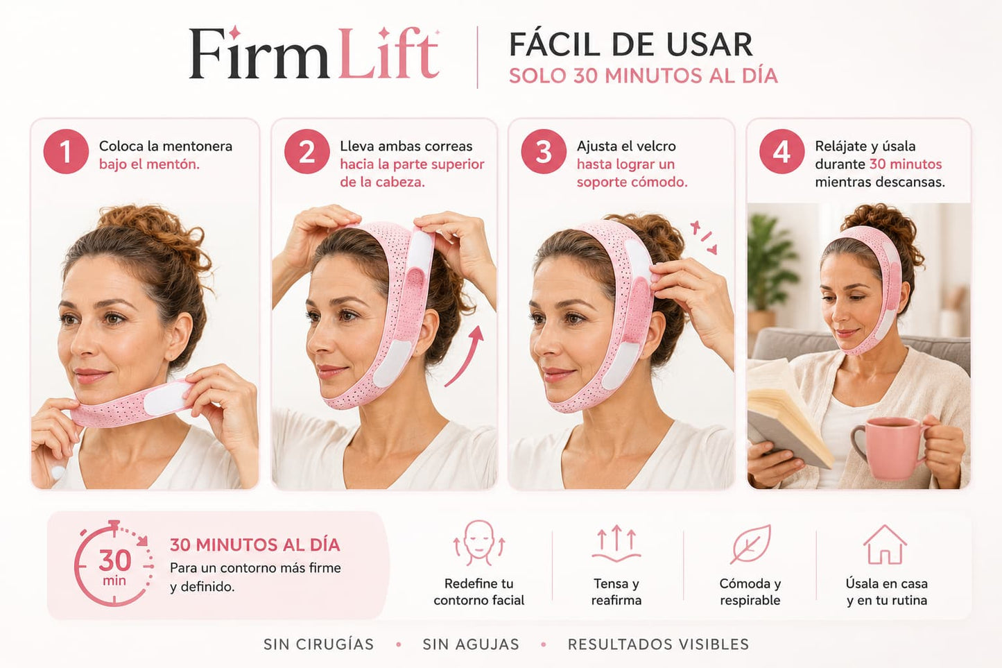 FirmLift – Redefine Tu Contorno Facial Sin Cirugía
