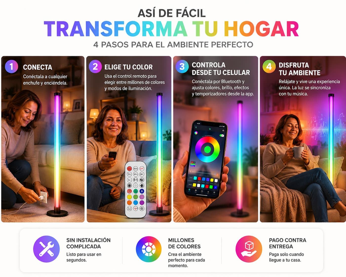 LumiSync Pro - Transforma Cualquier Rincón en Tu Ambiente Ideal
