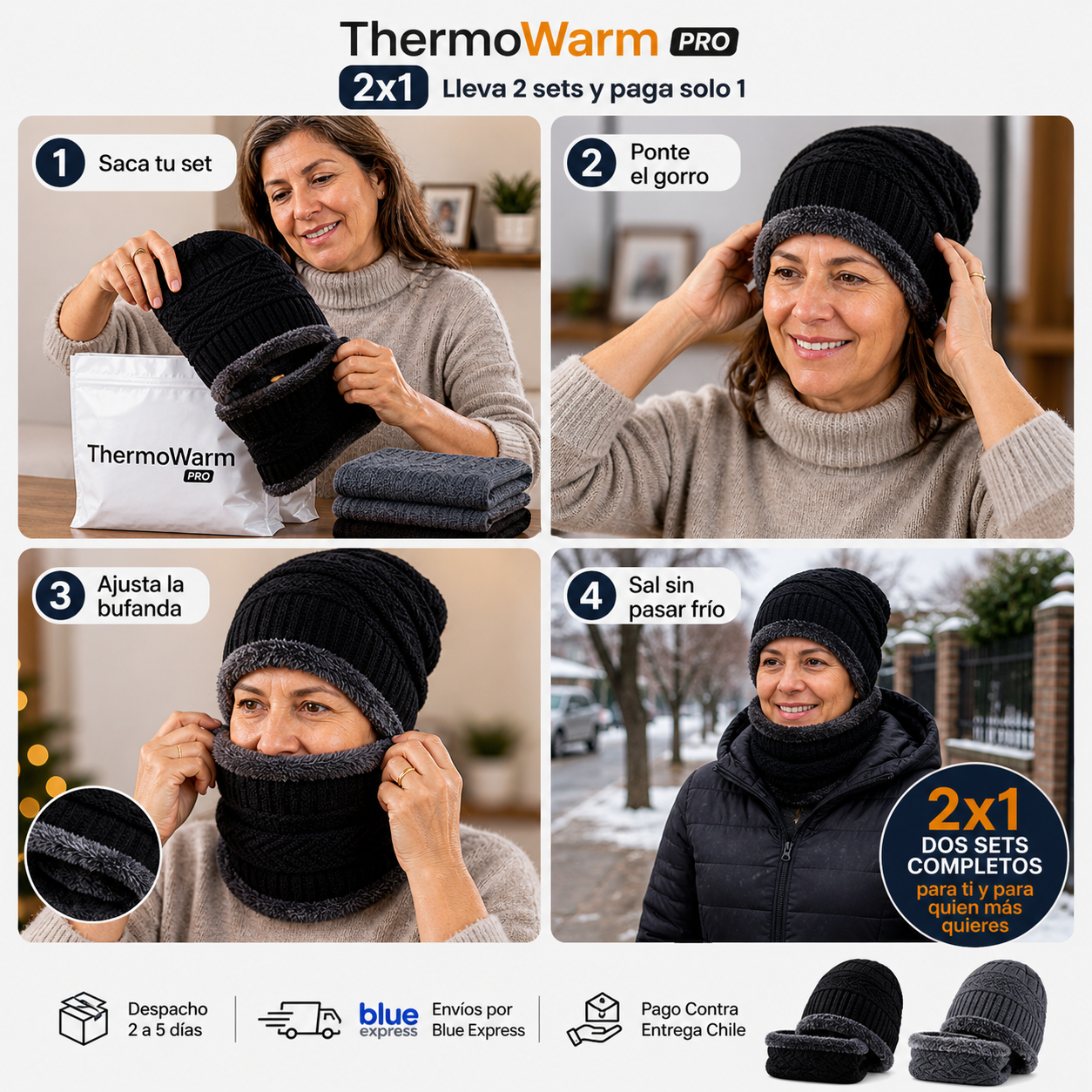 ThermoWarm Pro 2x1 - Lleva 2 sets y paga solo 1 este invierno