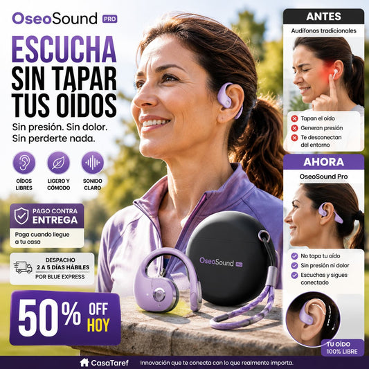 OseoSound Pro — Escucha Todo Sin Tapar Tus Oídos