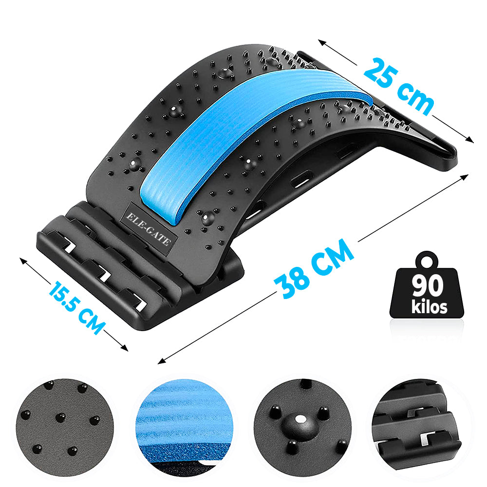 Masajeador Estirador Lumbar – Corrige Postura y Libera Tensión – Alivio en 10 Minutos al Día