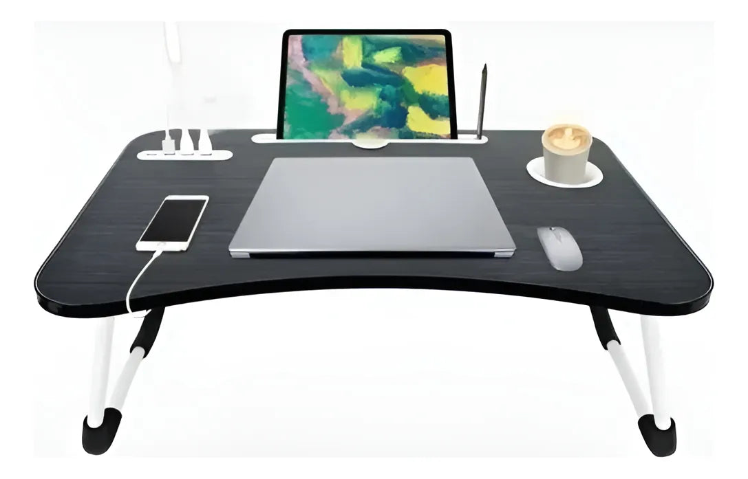 Mesa Plegable Portátil - Soporte para Notebook - Comodidad Total en Minutos