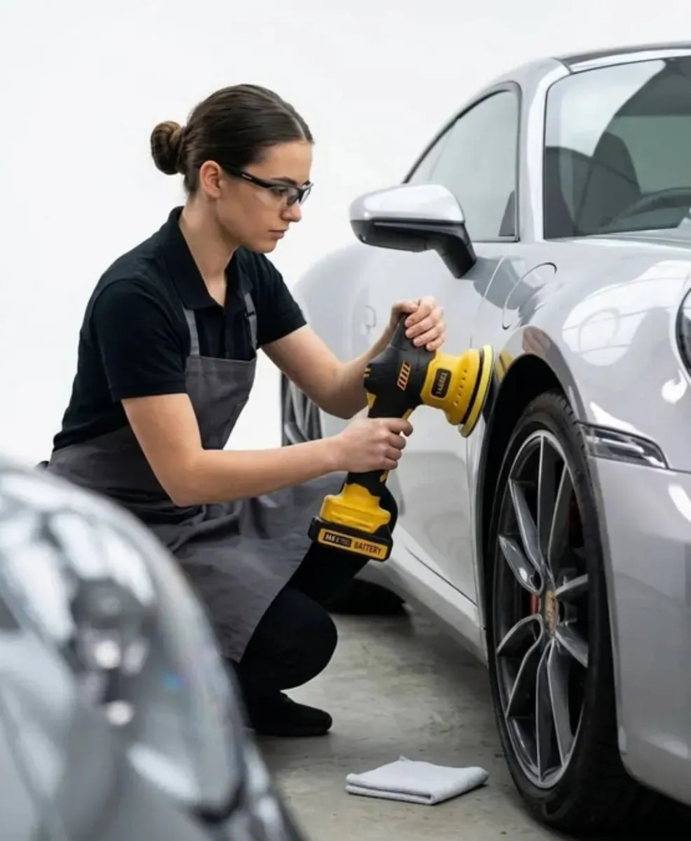 Pulidora Inalámbrica para Autos – Pule y Encera en Minutos – Brillo Profesional desde el Primer Uso