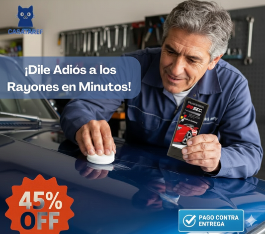 Crema Reparadora – Elimina Rayones – Auto impecable en 20 segundos sin gastar en taller