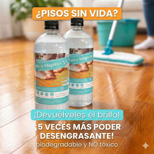 BrillaJuntas™ - 1 LITRO Limpiador de Pisos - Limpieza Profunda