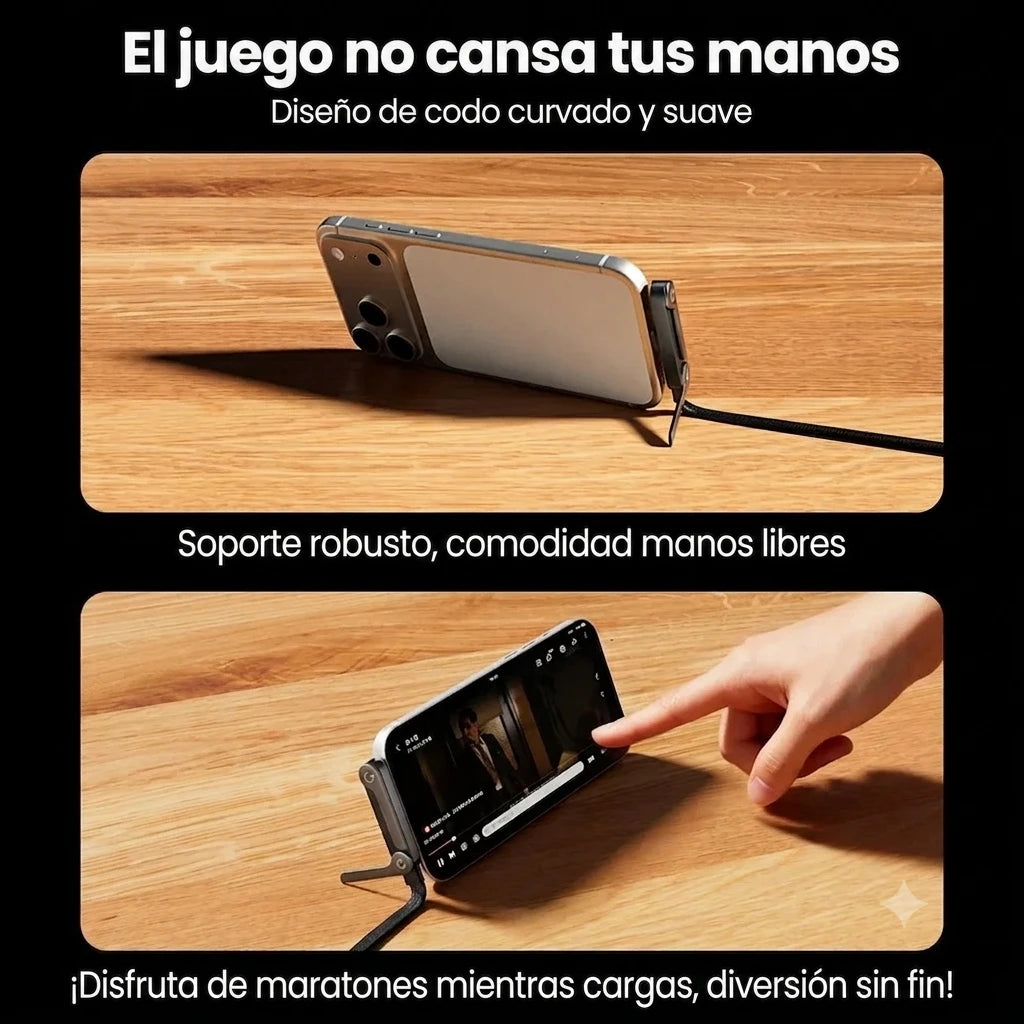 PowerLink 240 - Carga Ultra Rápida 2en1 con Soporte