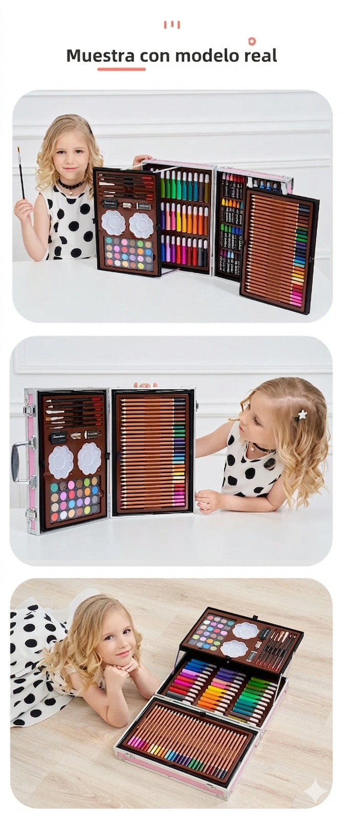 ArtCase Kids — El kit de arte completo que tu hija va a amar