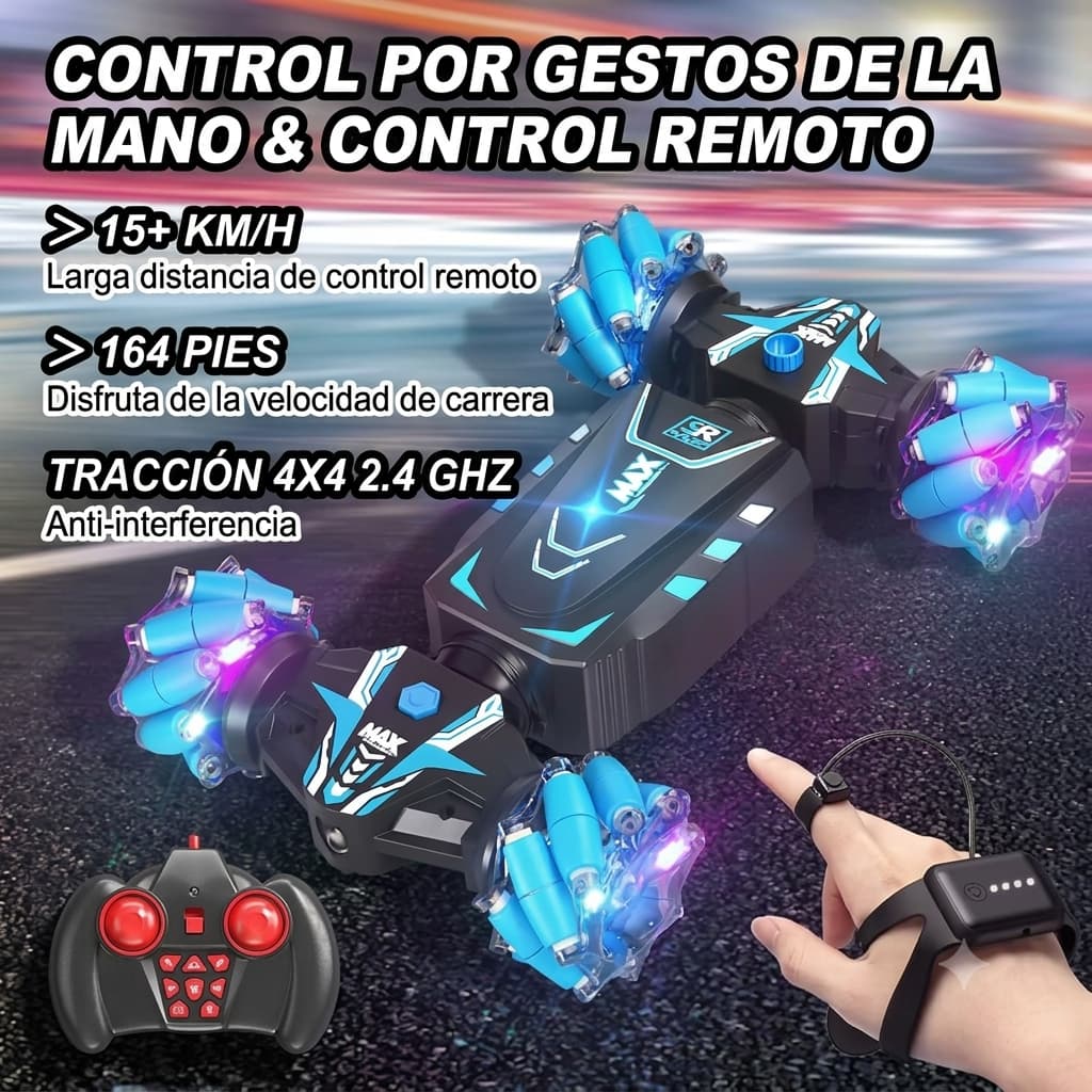 GestureCar Pro - El Auto RC que se Controla Solo con tu Mano
