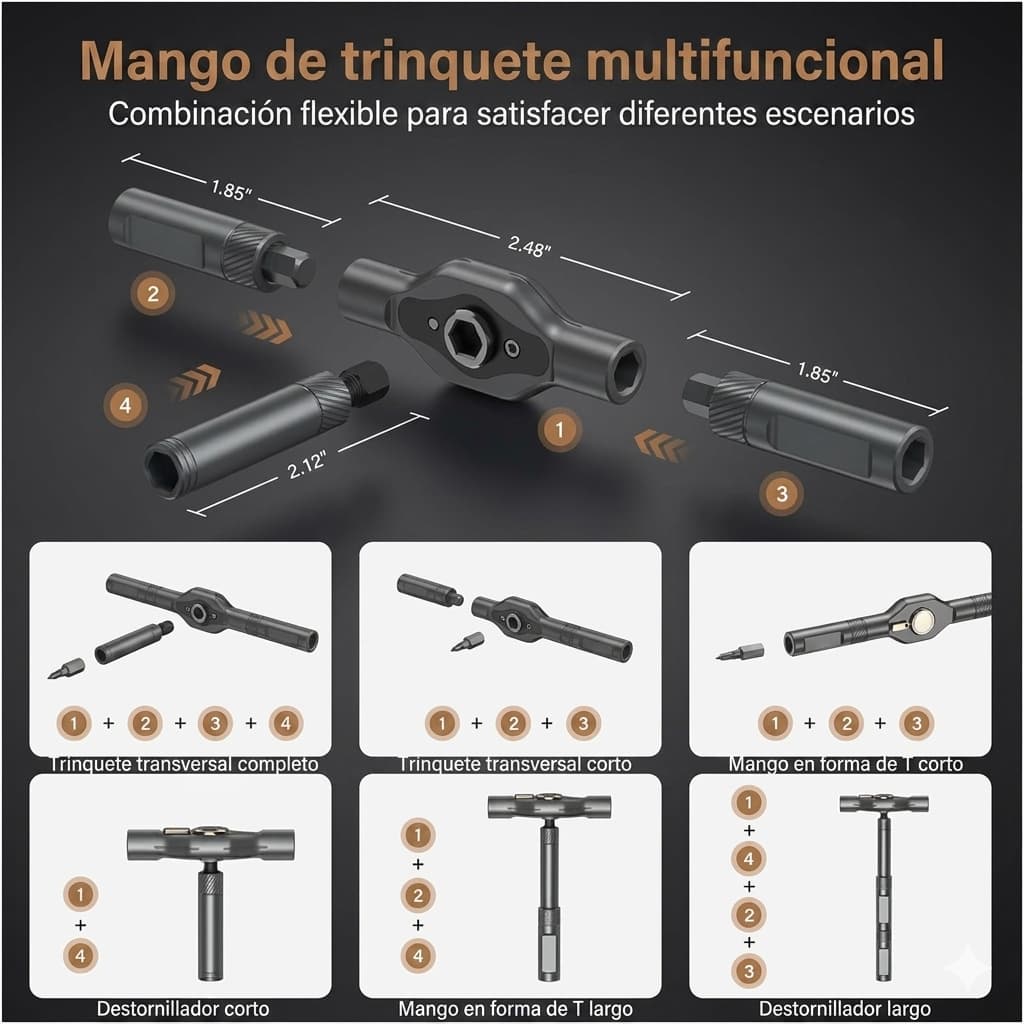 Destornillador Magnético 24 en 1 - Descuento Cyber 50% OFF