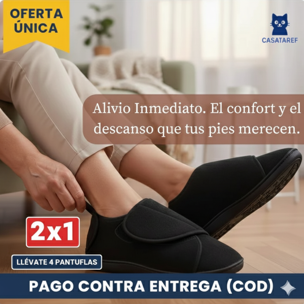 2x1 Pantuflas Comfy Wraps – Máxima comodiad – Llevate 4 Pantuflas (2 Pares)