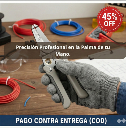 Alicate Multifuncional Pelacable – Corta y Pela Cables – Regala Precisión en Minutos